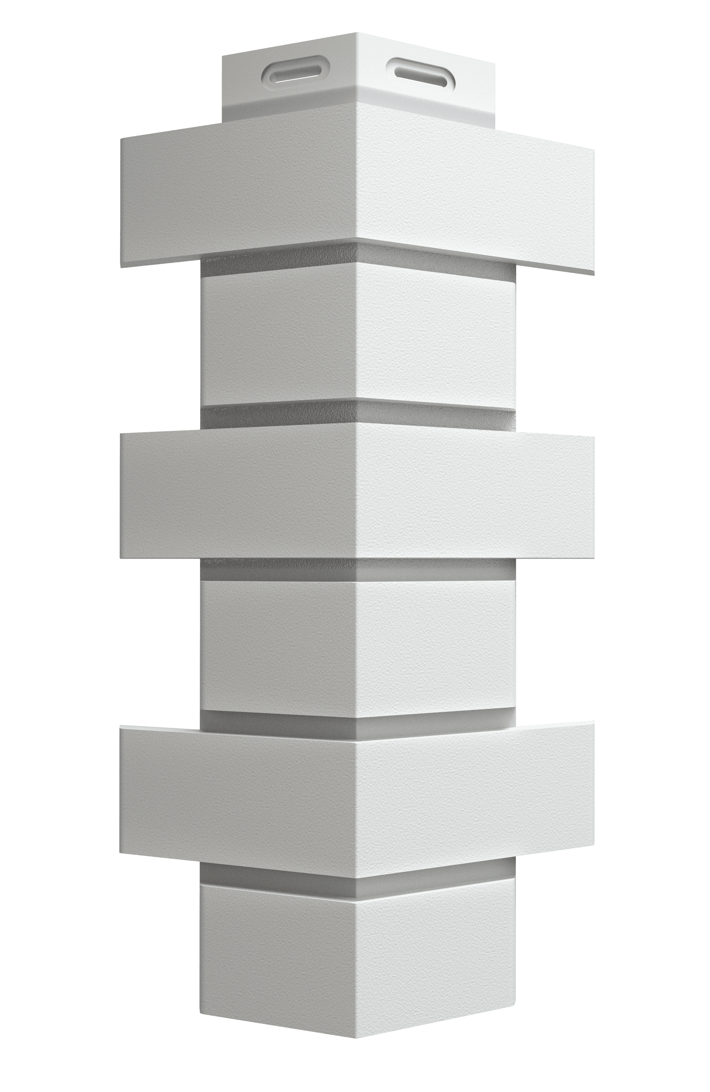 Панель фасадная угловая Docke STANDARD ФЛЕМИШ, Белый - Image 1