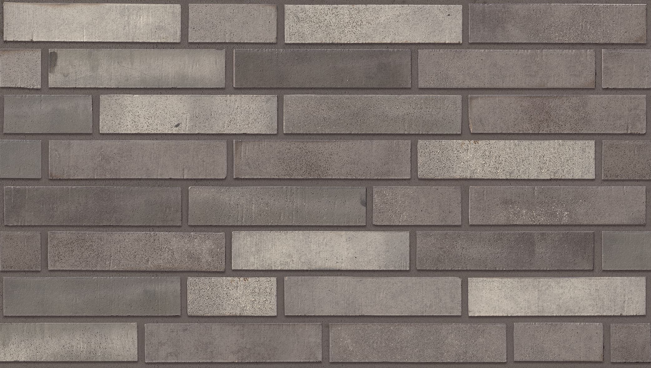 Плитка фасадная клинкерная Stroeher Wasserbrand 676 graumelange глазурованная, 240*52*12 мм - Image 1