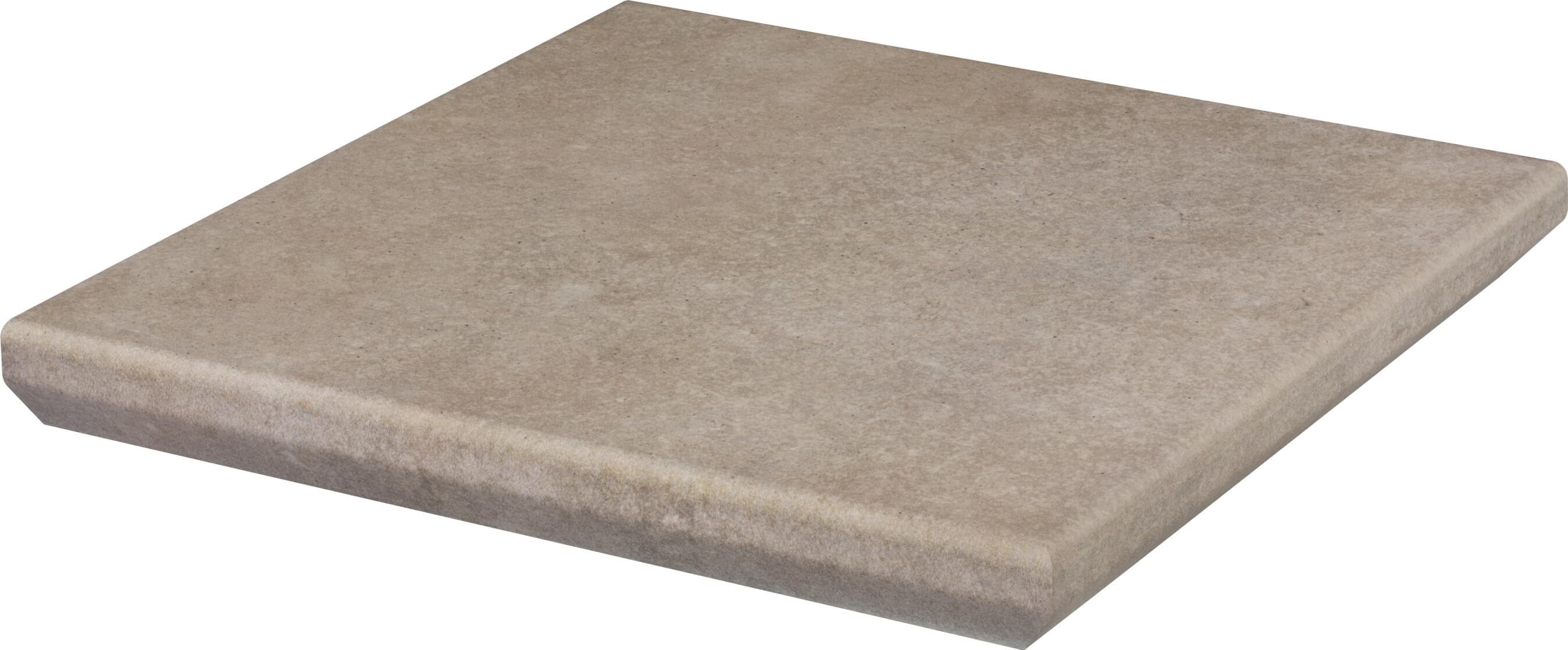 Ступень-флорентинер клинкерная угловая структурная Paradyz Viano Beige, 330*330*11 мм - Image 1