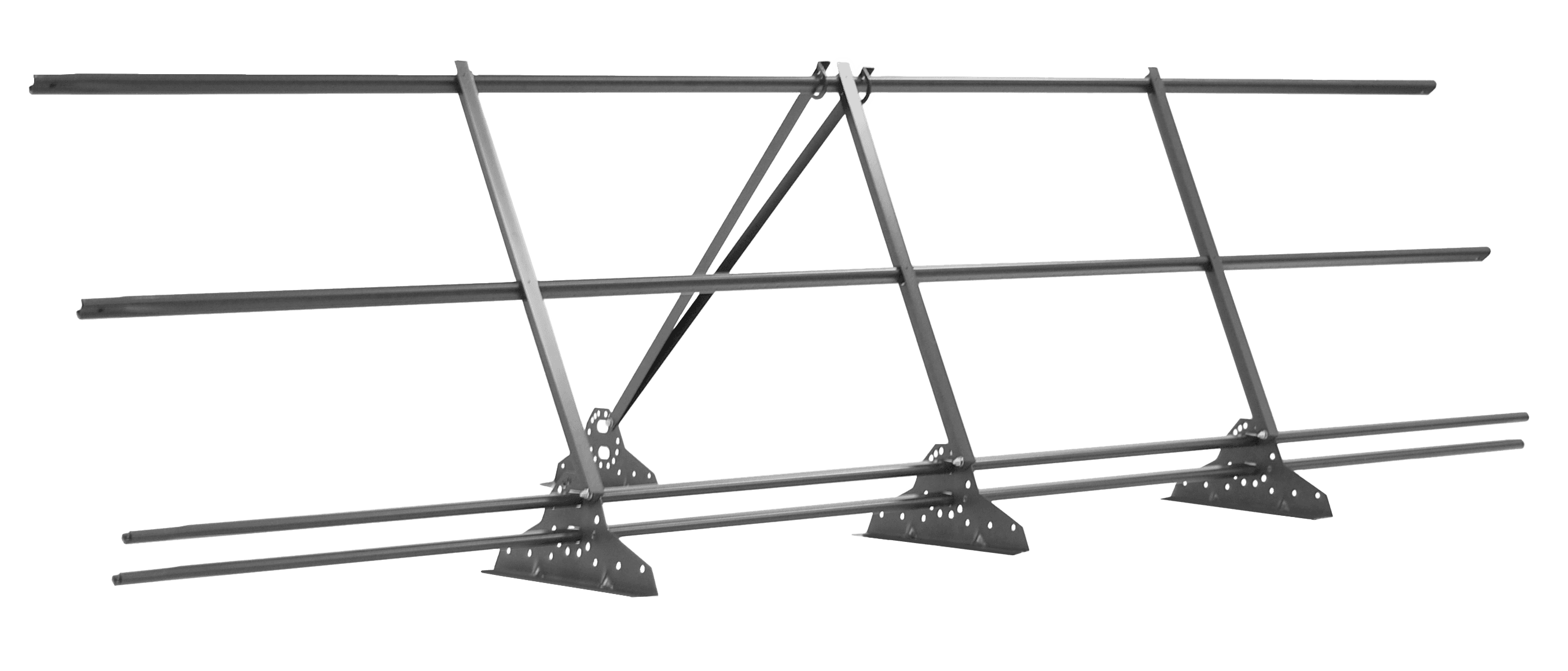 Ограждение кровельное со снегозадержателем Grand Line 0,9х3м RAL 9003 - Image 1