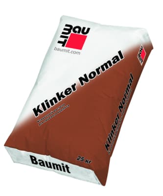 Раствор кладочный для лицевого кирпича Baumit Klinker Normal серый, 25 кг - Image 1