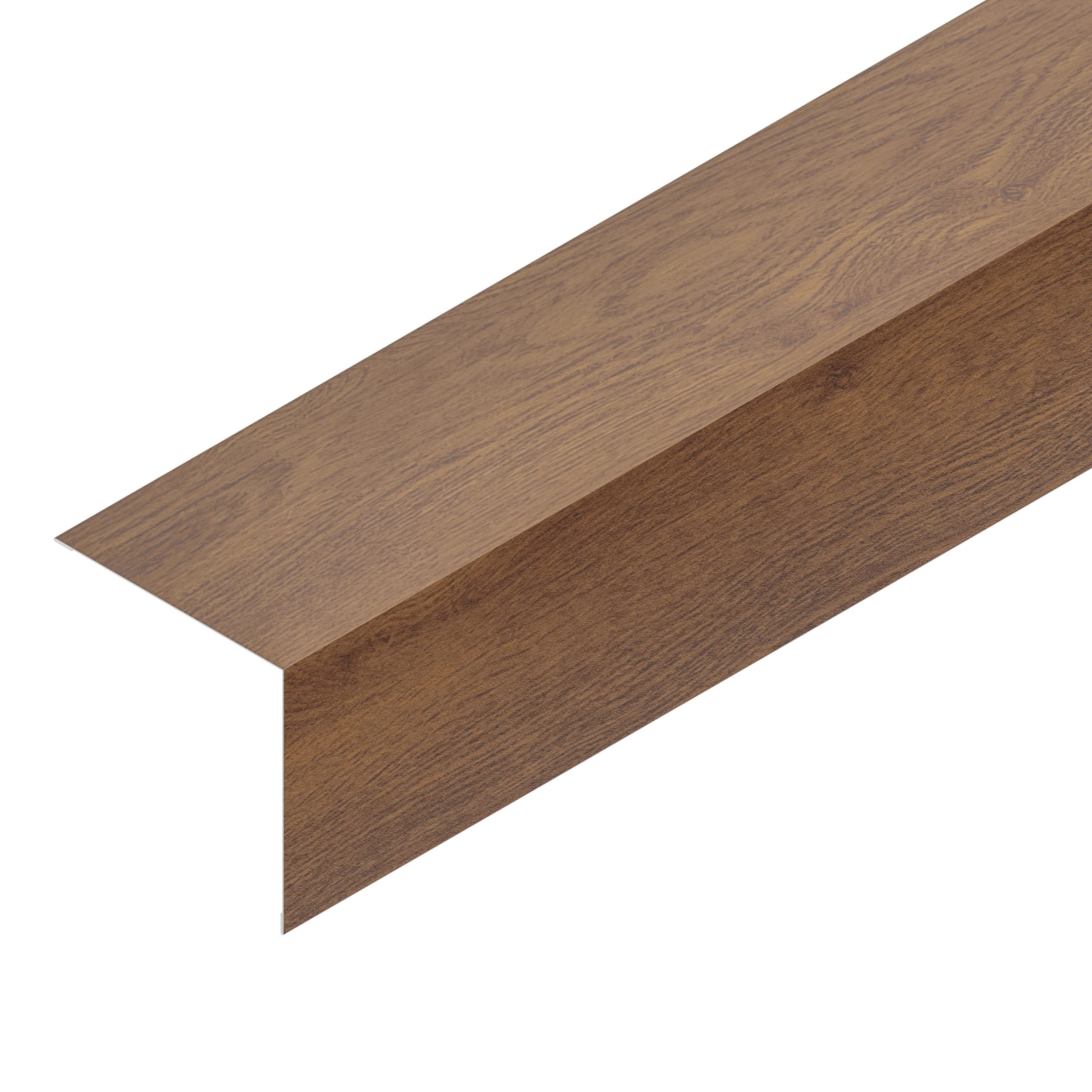 Планка угловая внешняя 100*100 мм L=2 м AquaSystem Printech (AlZn120) 0,45 Норвежский тис - Image 1