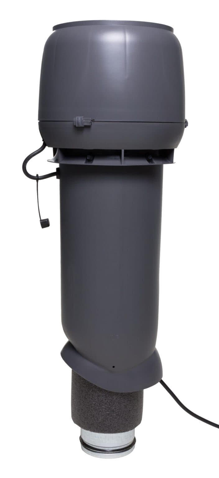 Вентилятор с шумопоглотителем Vilpe E190P/Ø125/700, серый - Image 1