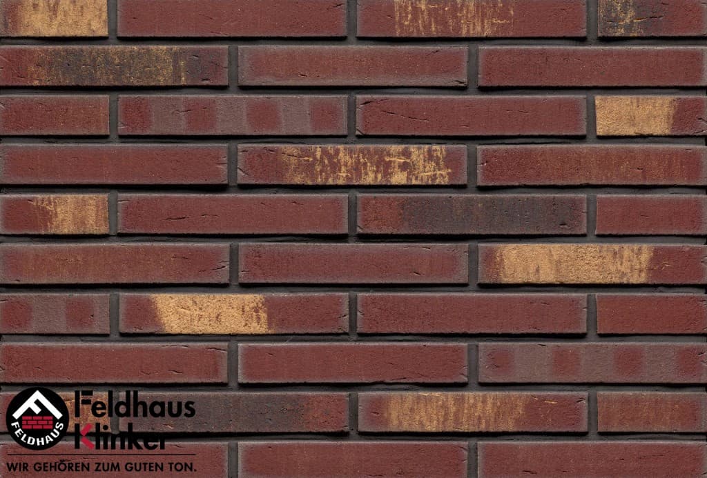 Плитка фасадная клинкерная Feldhaus Klinker R769NF14 vascu cerasi legoro, 240*71*14 мм - Image 1