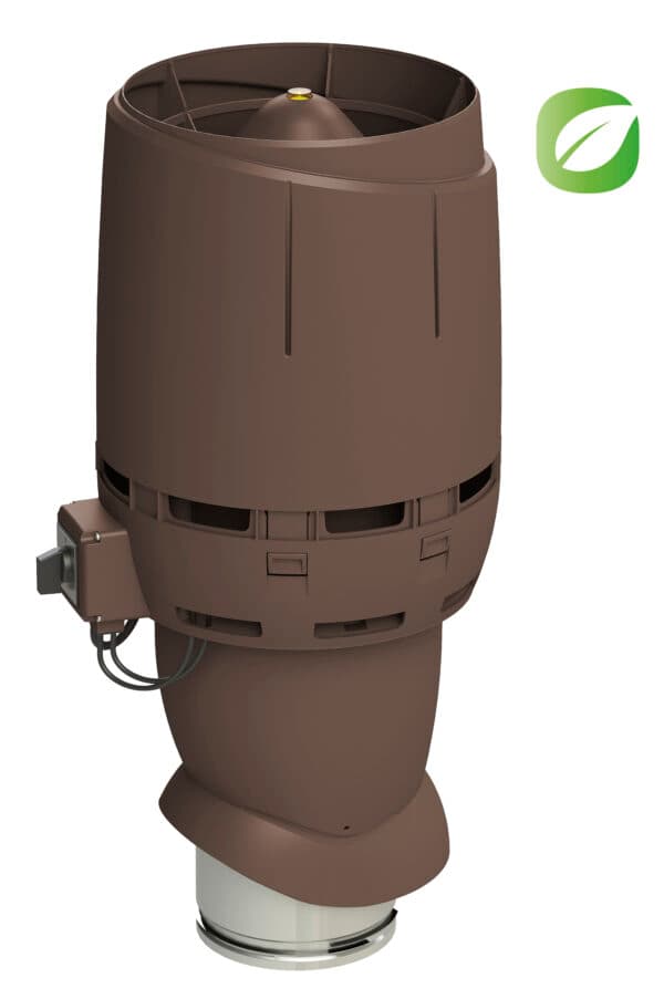 Вентилятор с колпаком Vilpe FLOW ECo160Р/500, коричневый - Image 1