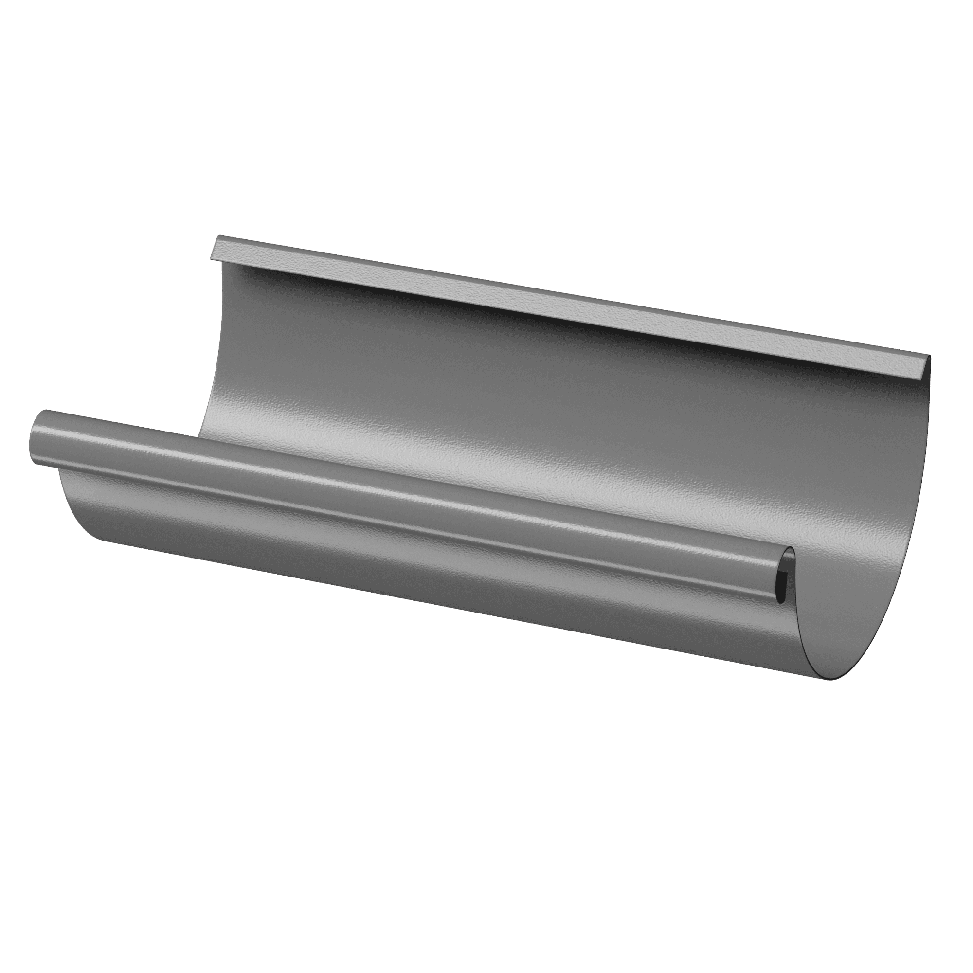 Желоб полукруглый L=3 м Ø125 Docke Stal Premium, RAL 7024 Графит - Image 1