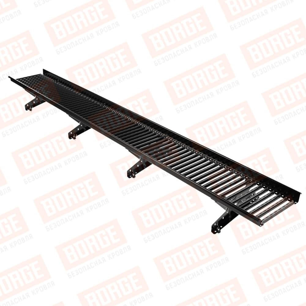 Мостик переходной для металлочерепицы L=3 м Borge черный RAL 9005 - Image 1