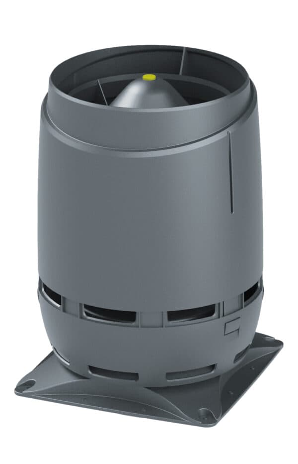 Выход вентиляционный Vilpe FLOW 160S + основание 300*300, серый - Image 1