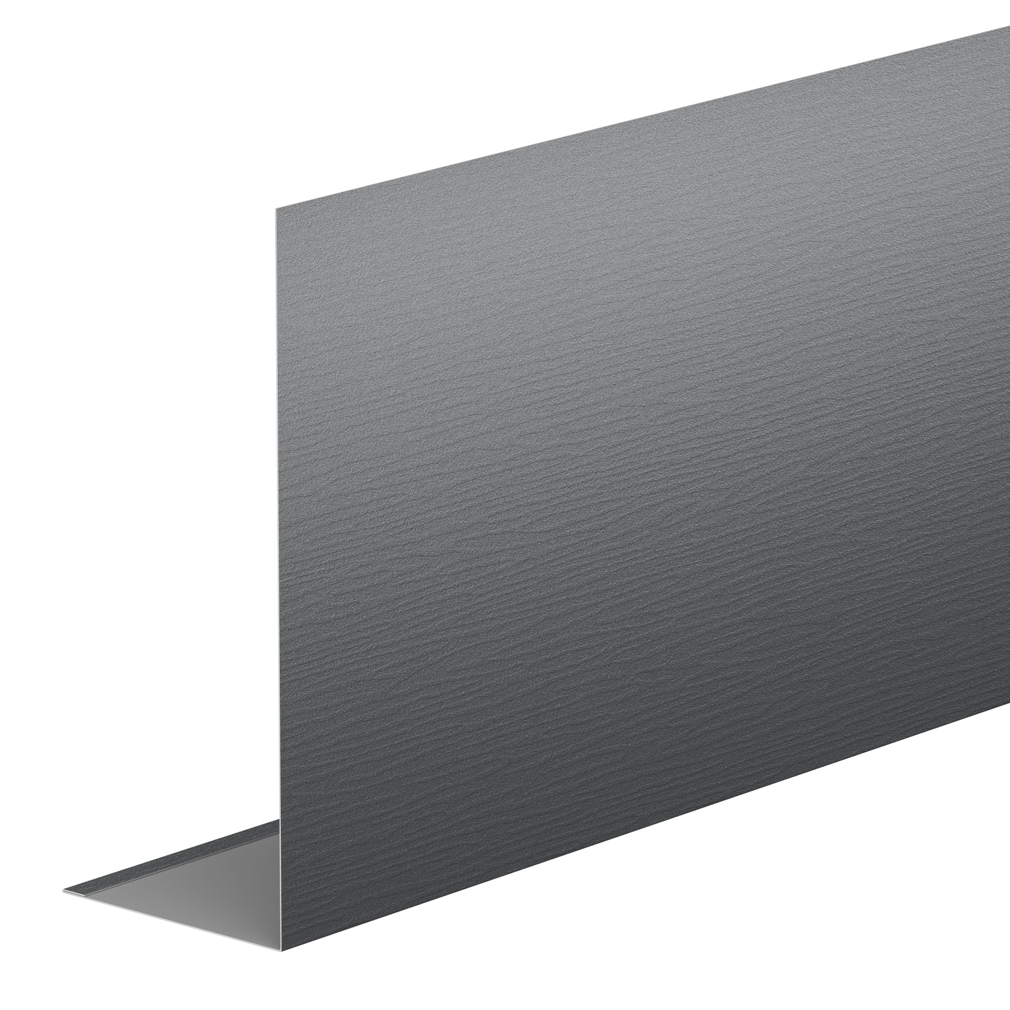 L-Профиль 100*250 мм L=2 м AquaSystem Rooftop Бархат серый матовый RAL 7024, фактурный - Image 1