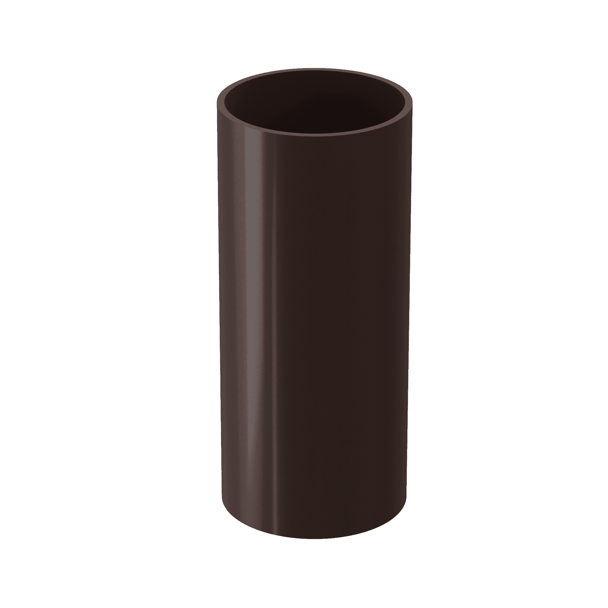 Docke STANDARD Труба водосточная 80 мм * 3м (Темно-коричневый) - Image 1