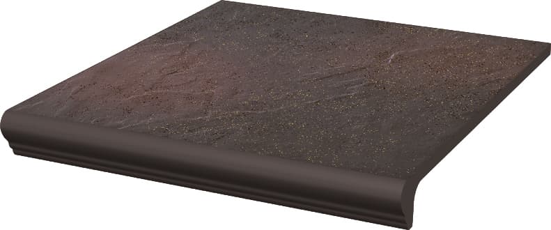 Ступень-флорентинер клинкерная структурная Paradyz Semir Rosa, 330*300*11 мм - Image 1