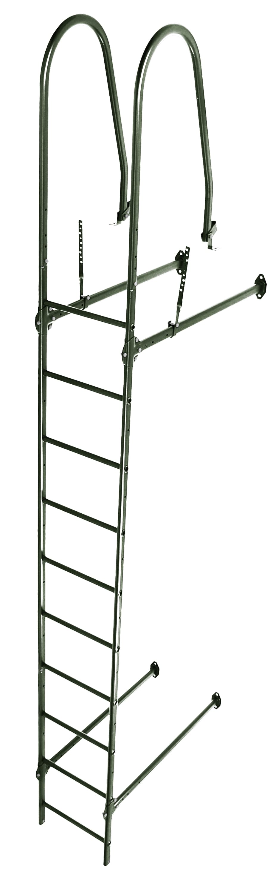 Лестница стеновая Grand Line RAL 6020 2,76м - Image 1