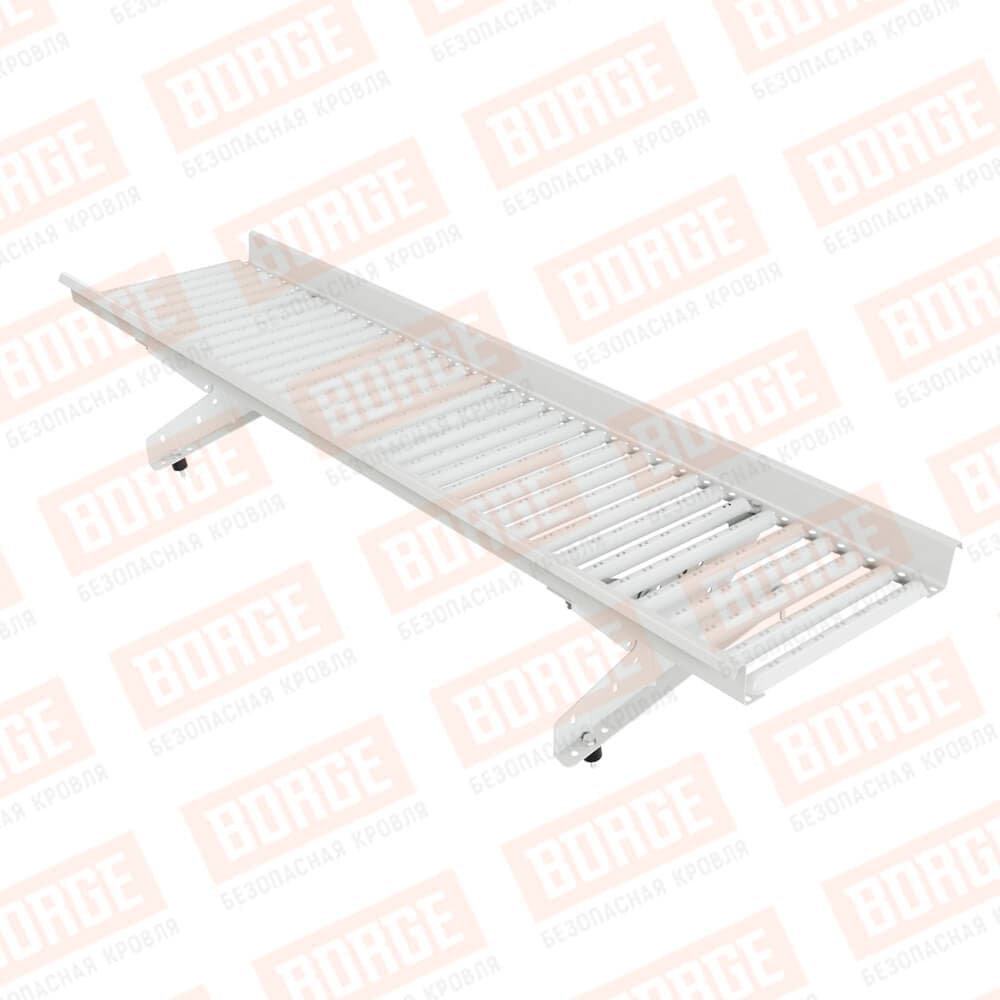 Мостик переходной для металлочерепицы L=1,5 м Borge сигнально-белый RAL 9003 - Image 1