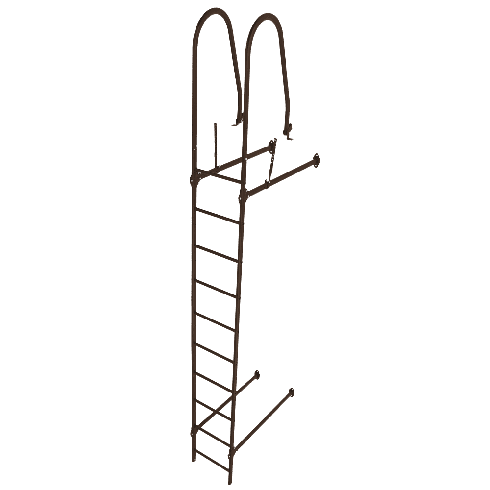 Лестница стеновая Grand Line RAL 8017 2,76м - Image 1