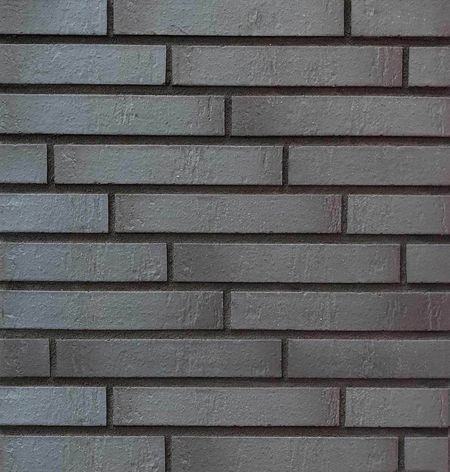 Плитка фасадная клинкерная Feldhaus Klinker R876LDF14 amena anthracit azul, 290*52*14 мм - Image 1