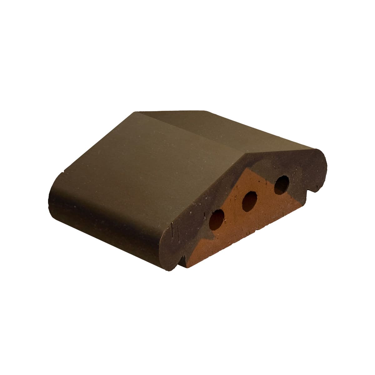 Профильный кирпич ZG Clinker K12 коричневый ангоб 170*110*65 мм - Image 1