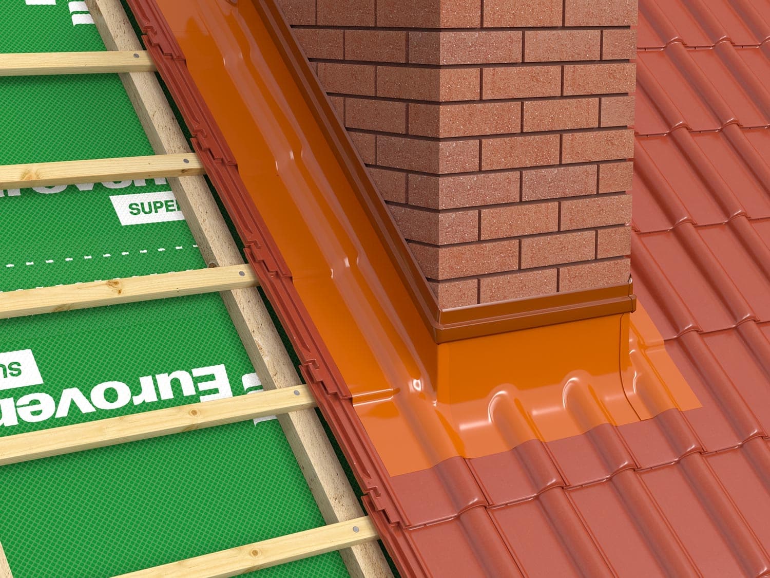 Лента для примыкания гофрированная Eurovent FLEX EPDM черный RAL 9005 - View 2
