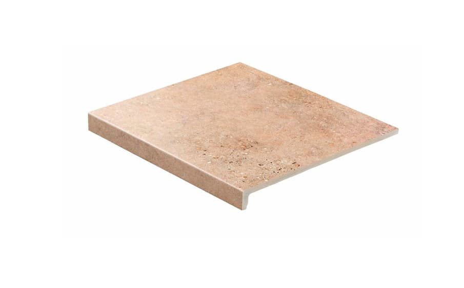 Ступень прямоугольная клинкерная Stroeher Gravel Blend Loftstufe 961 brown, 294*340*35*11 мм - Image 1