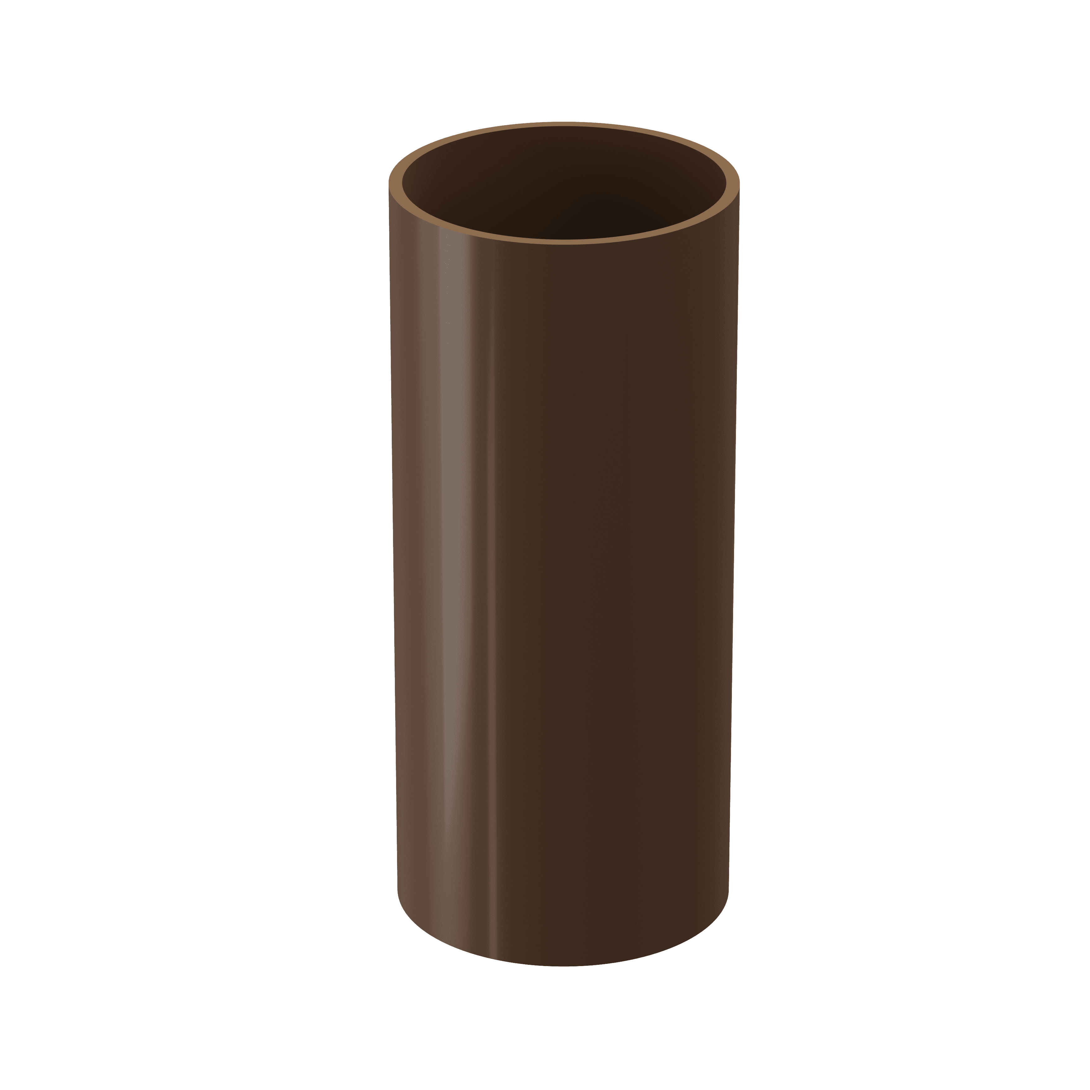 Docke STANDARD Труба водосточная 80 мм * 2м (Светло-коричневый) - Image 1