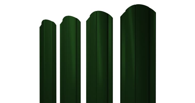 Штакетник Круглый фигурный 0,4 PE RAL 6005 зеленый мох - Image 17