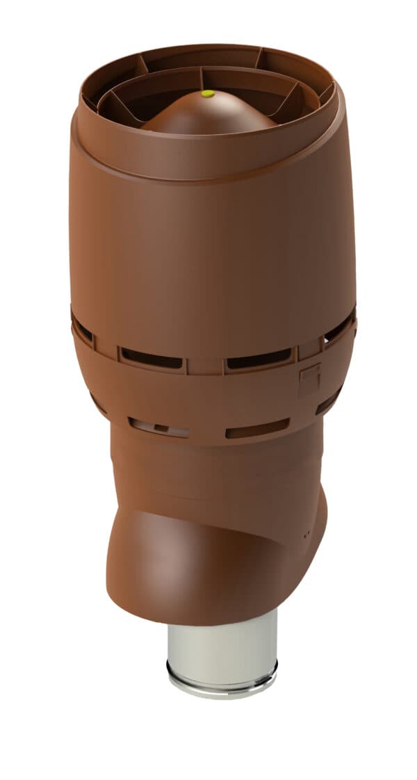 Выход вентиляционный изолированный с колпаком Vilpe FLOW XL 160P/IS/700, кирпичный - Image 1