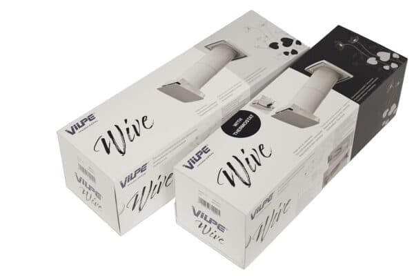 Клапан приточный с термостатом и фильтром Vilpe WIVE 100, белая вент. решетка - Image 2