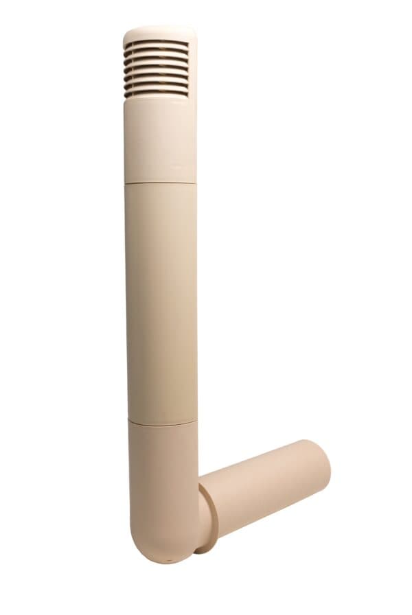 Дефлектор цокольный Vilpe ROSS 125/135, бежевый - Image 1