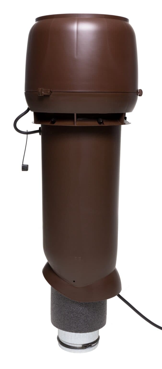 Вентилятор с шумопоглотителем Vilpe E190P/Ø125/700, коричневый - Image 1