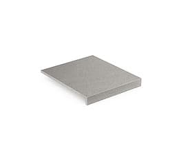 Ступень прямоугольная клинкерная Stroeher Roccia Next Loftstufe 011 light grey, 294*340*35*11 мм - Image 1