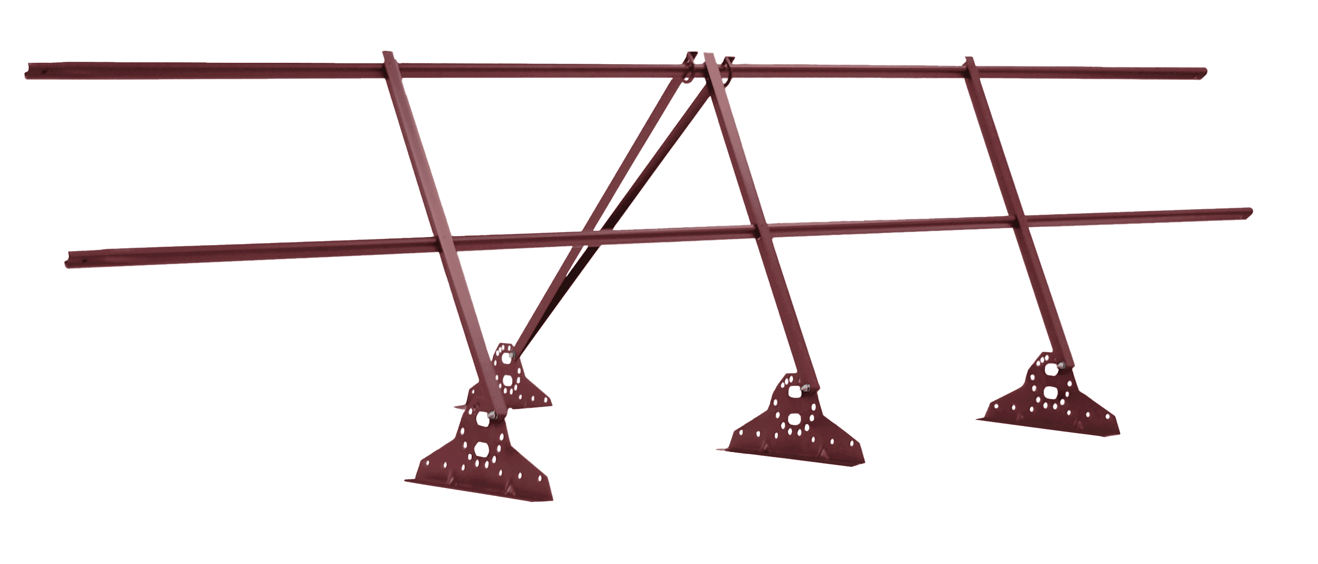 Ограждение кровельное на фальц Grand Line 0,9х3 RAL 3005 - Image 1
