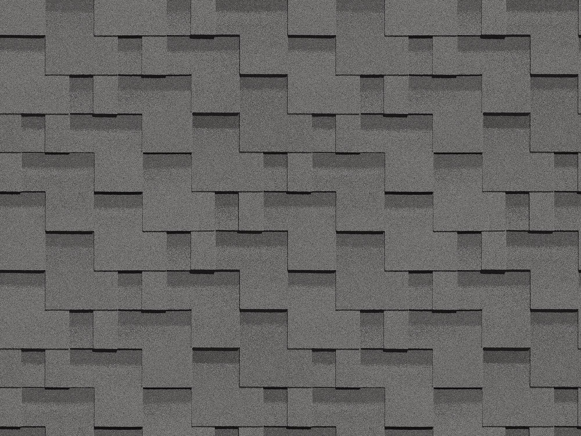 Черепица гибкая Docke Standard Тетрис, Серый (3 м²/уп) - Image 1