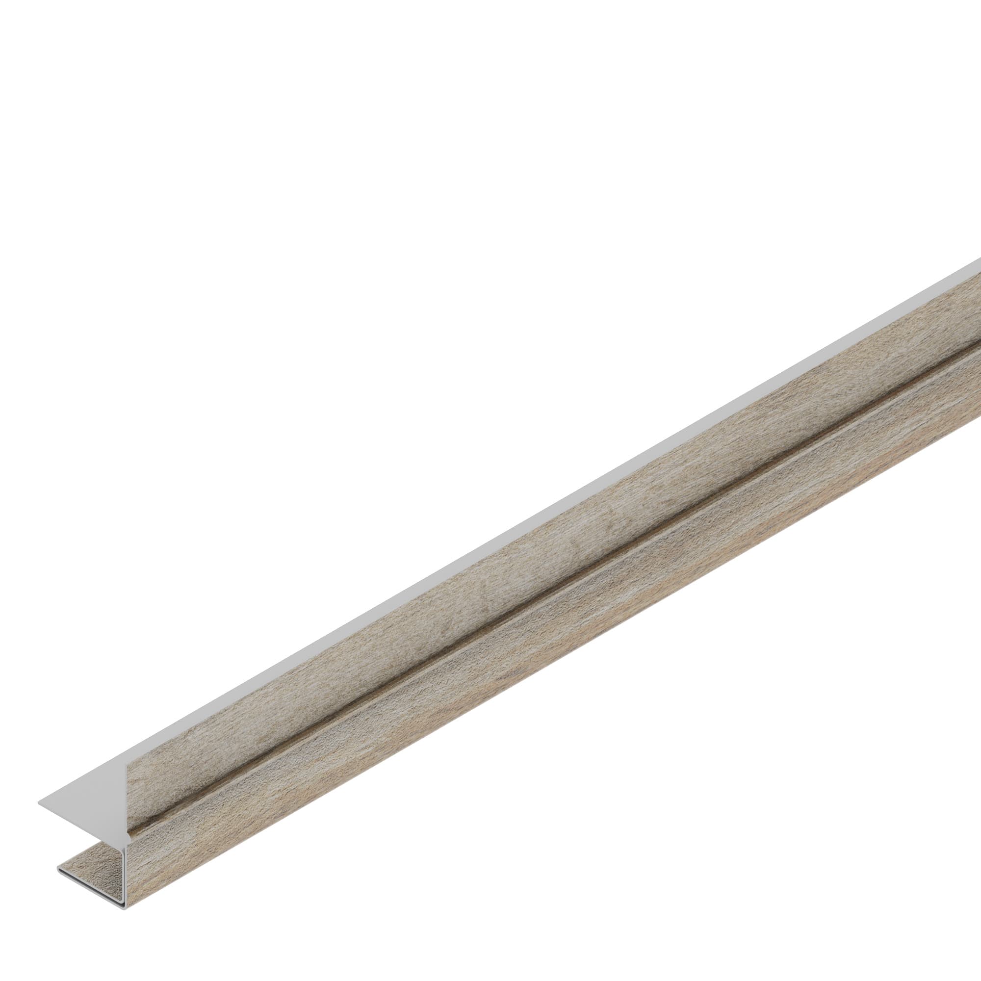 F-профиль L=2 м увеличенный AquaSystem Printech (AlZn120) 0,45 Сибирская пихта - Image 1