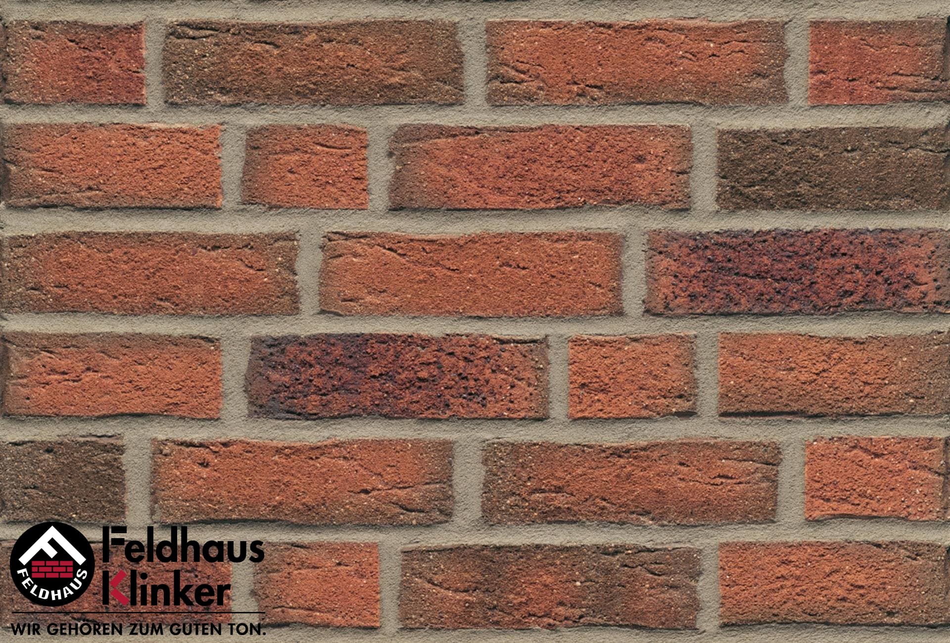 Плитка фасадная клинкерная Feldhaus Klinker R687NF14 sintra terracotta linguro, 240*71*14 мм - Image 1