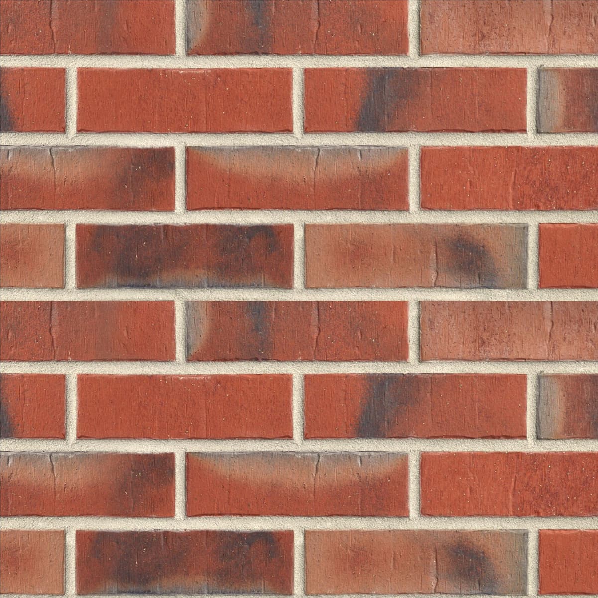 Плитка фасадная клинкерная Roben Marseille rot-bunt carbon красно-пёстрый с углём, 240*71*14 мм - Image 1