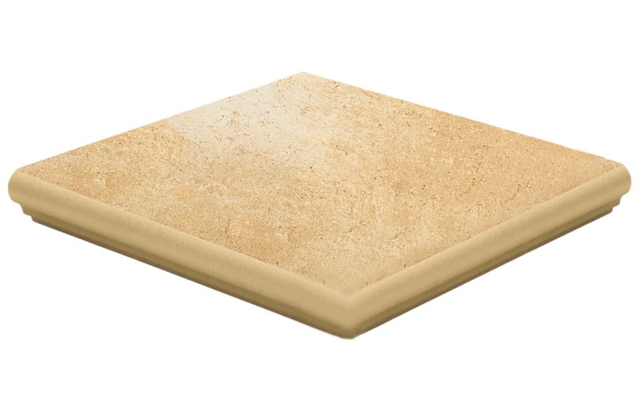 Ступень-флорентинер клинкерная угловая Westerwaelder Klinker Montmartre Naturabeige, 320*320*9,5 мм - Image 1