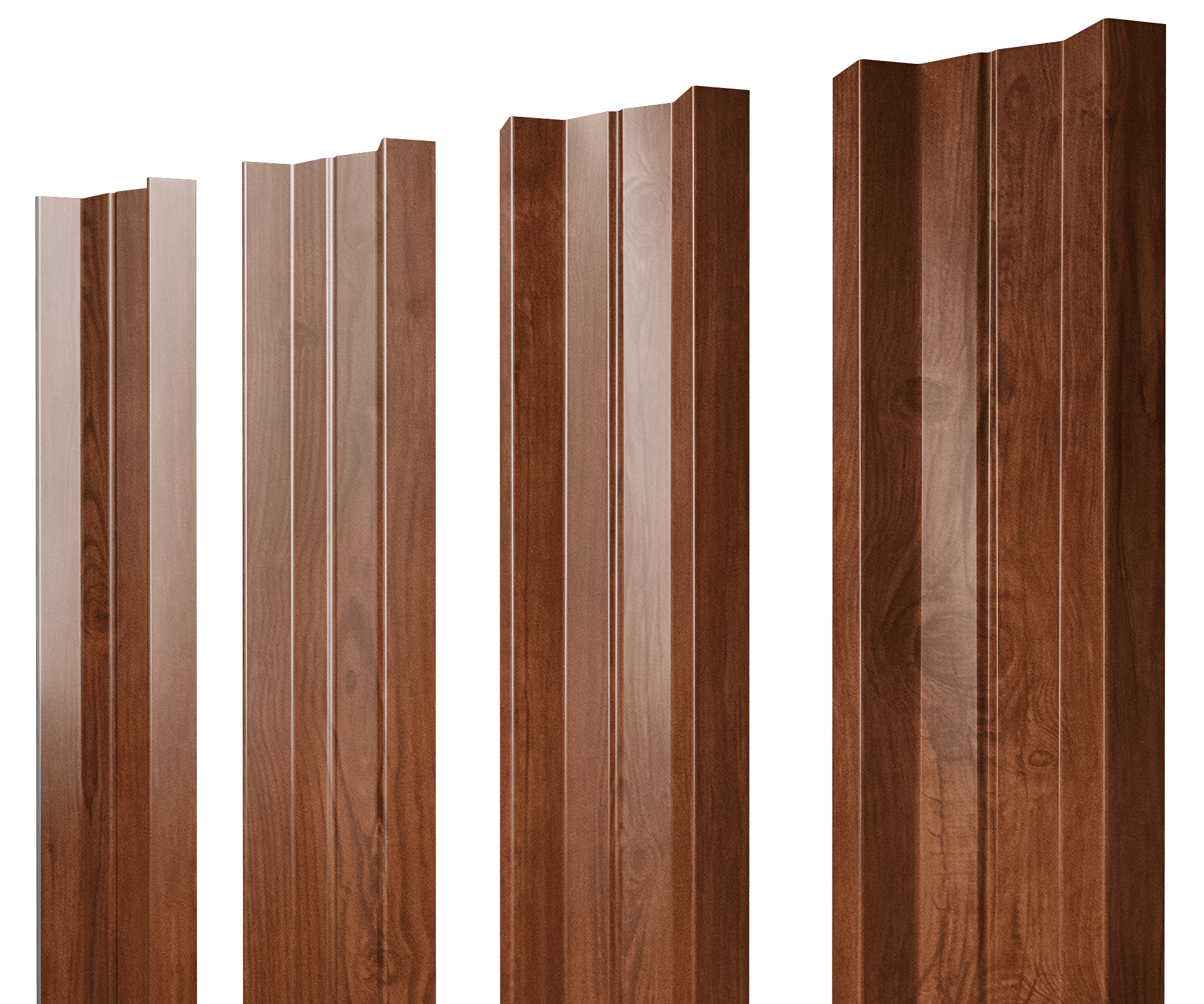 Штакетник М-образный А с прямым резом 0,45 Print Elite Rowan TwinColor - Image 17