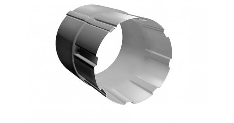 Соединитель трубы Grand Line 100 мм RAL 9003 сигнальный белый - Image 1