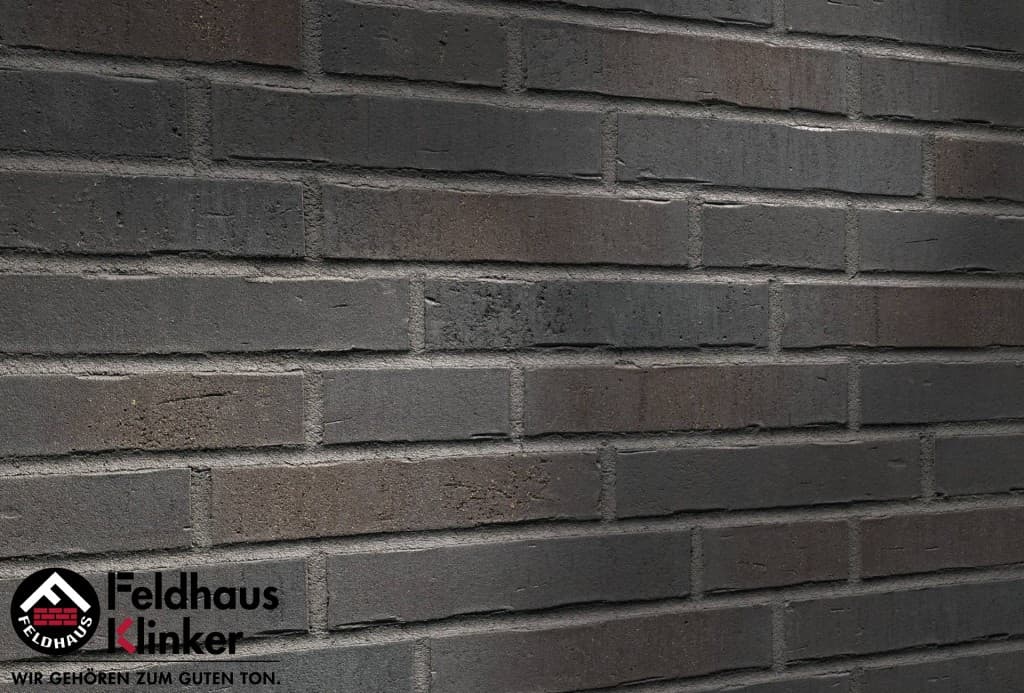 Плитка фасадная клинкерная Feldhaus Klinker R737NF14 vascu vulcano verdo, 240*71*14 мм - Image 2