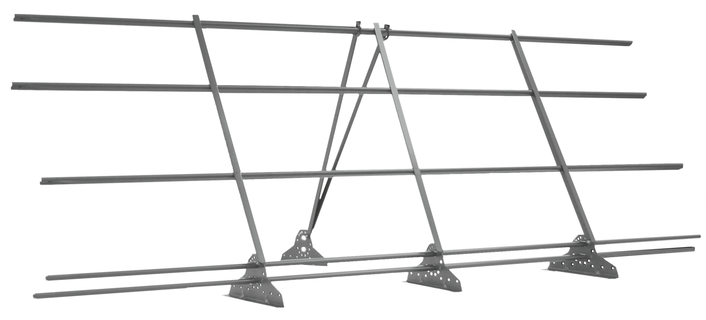 Ограждение кровельное со снегозадержателем Grand Line 1,2х3м RAL 9006 - Image 1