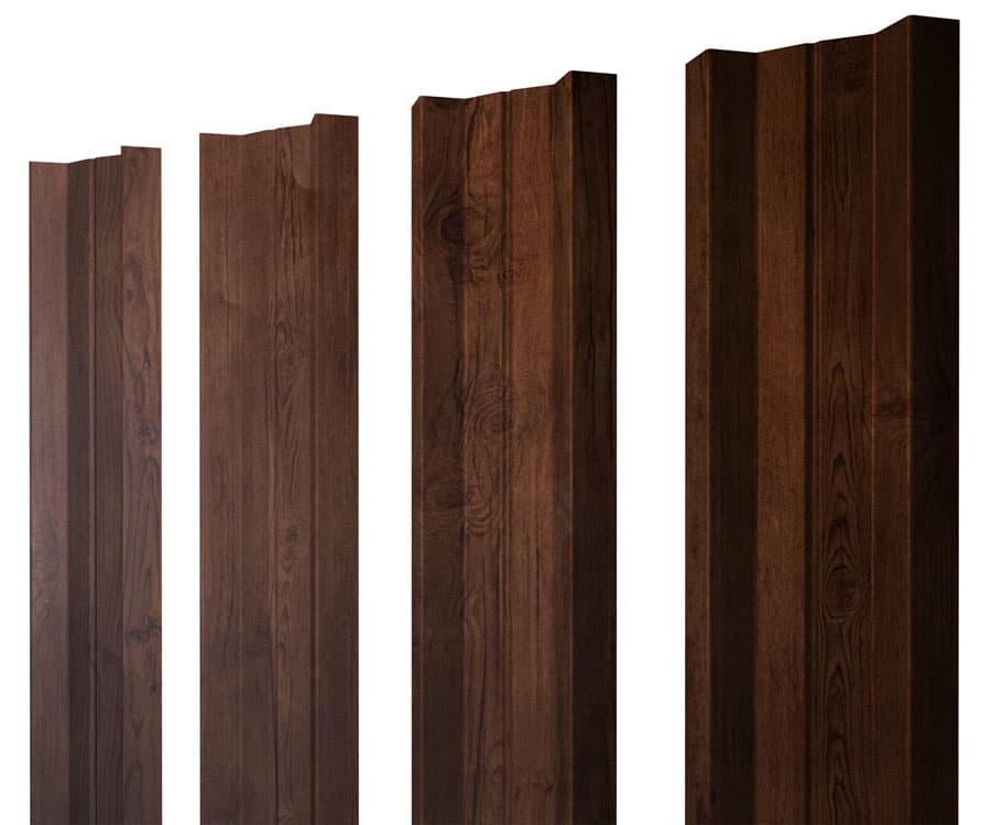 Штакетник М-образный А с прямым резом 0,45 Print Premium Cherry Wood Fresh - Image 1