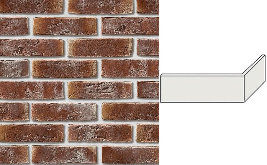 Камень искусственный декоративный под кирпич Leonardo Stone Дижон (тычок) 330 - Image 1