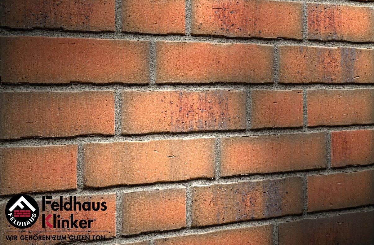 Плитка фасадная клинкерная Feldhaus Klinker R767NF14 vascu terracota locata, 240*71*14 мм - Image 2