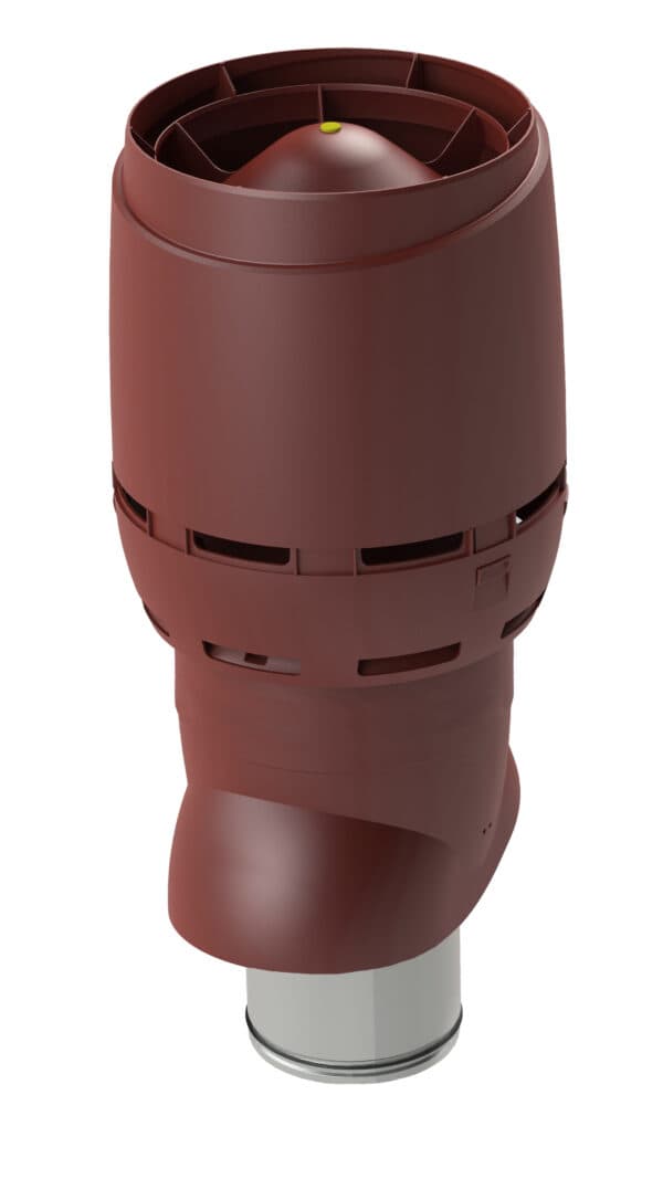 Выход вентиляционный изолированный с колпаком Vilpe FLOW XL 200P/IS/700, красный - Image 1