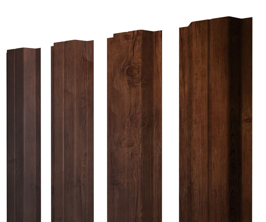 Штакетник П-образный A с прямым резом 0,45 Print Premium Cherry Wood Fresh - Image 1
