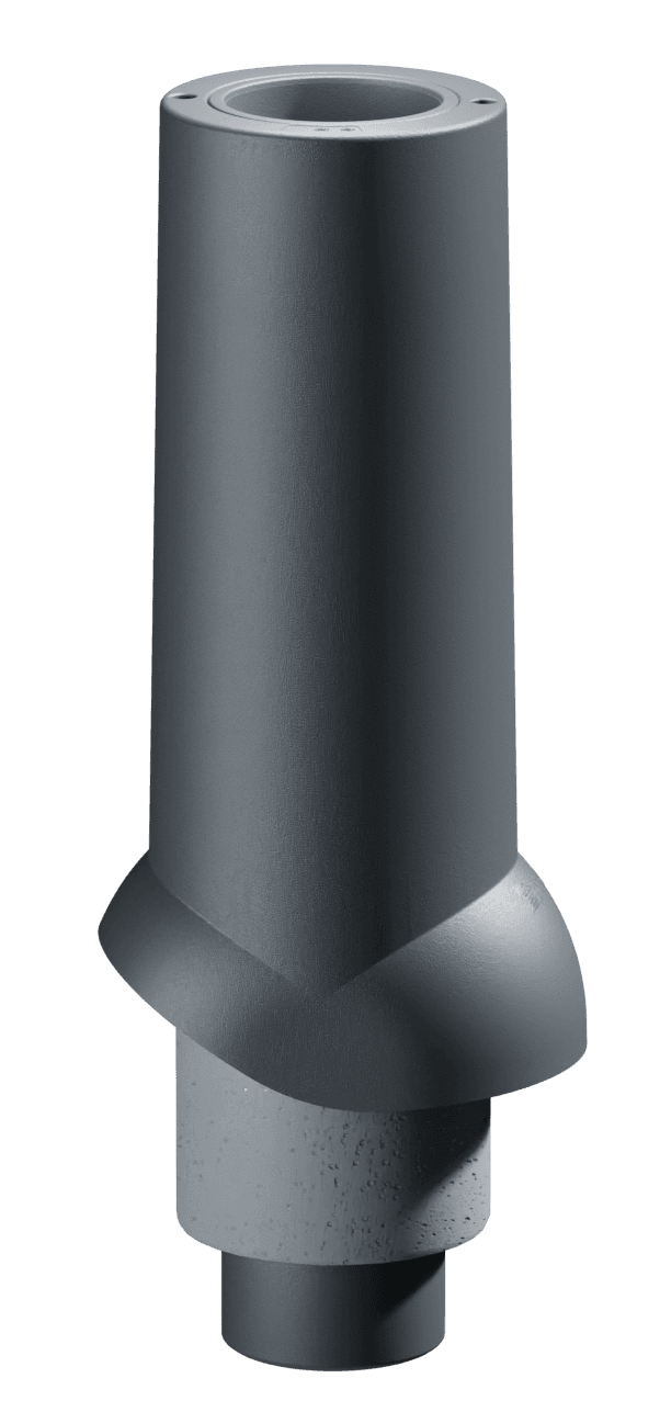 Труба выхода канализационного Docke PREMIUM ИЗЛ-110/500, Черный - Image 1