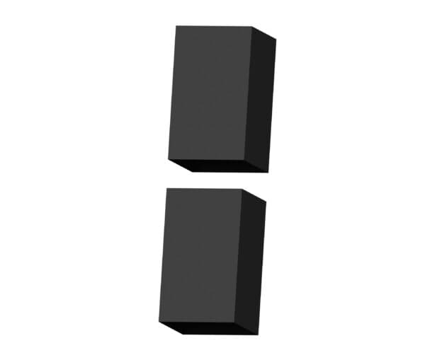 Кожух трубы телескопический Vilpe PIPPU MODULAR, черный - Image 1