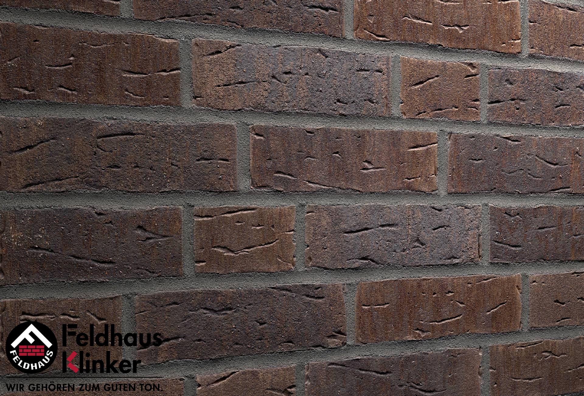 Плитка фасадная клинкерная Feldhaus Klinker R669NF14 sintra geo nelino, 240*71*14 мм - Image 2