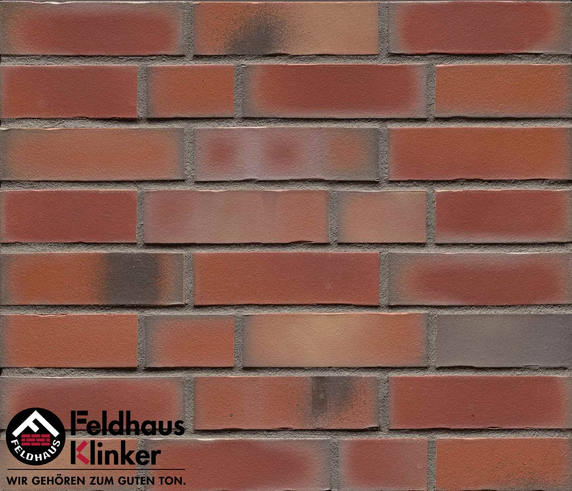 Плитка фасадная клинкерная Feldhaus Klinker R991NF14 bacco ardor matiz, 240*71*14 мм - Image 1