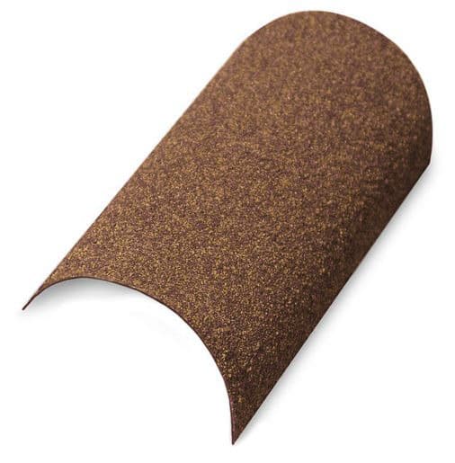 Конек полукруглый для композитной черепицы Luxard пробка (0,395м) - Image 1