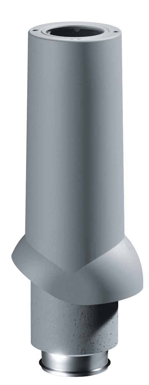 Труба выхода вентиляционного Docke PREMIUM ИЗЛ-125/700, Серый - Image 1